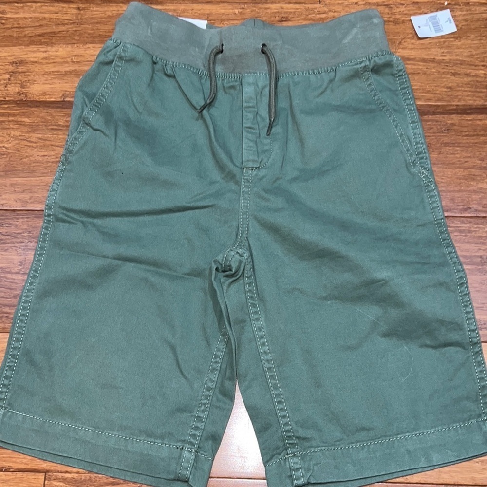 Gap kids boys olive pull on shorts with elastic waist size large (10-11) NWT